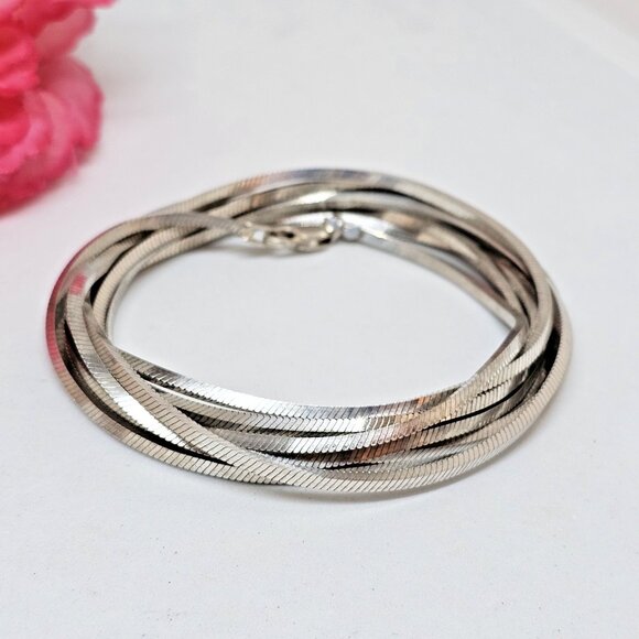 MILOR 925 Sterling Silver 2mm Serpentine Box Chain Necklace or Bracelet 60" 40g - Picture 2 of 12